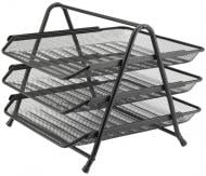 УЦЕНКА! Лоток для бумаг Axent 3-в-1 2122-01-a черный (УЦ №2997)