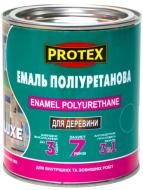 Эмаль Protex полиуретановая быстросохнущая 3в1 Luxe коричневый шелковистый мат 0,8 кг