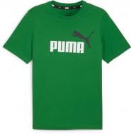 Футболка Puma ESS+ 2 COL LOGO TEE 58675986 р.L зелений