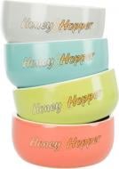 Миска Trixie керамическая Honey & Hopper 250мл/11 см