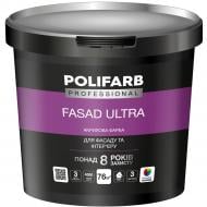 УЦЕНКА! Краска Polifarb ФасадУльтра мат белый 7 кг (УЦ №2997)
