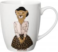Чашка Модные звери Мисс Леопард 360 мл 21-272-068 Keramia