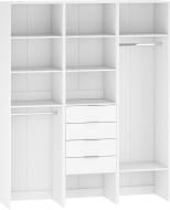 Корпус шкафа Грейд готовый комплект V3 Санта 2200х1800х500 мм белый / белый