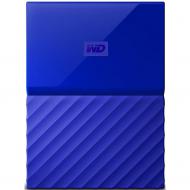 Жесткий диск Western Digital HDD external 1 ТБ Portable USB 3.0 (WDBYNN0010BBL-WESN) blue