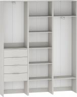 Корпус шкафа Грейд готовый комплект V7 Санта 2200х1800х350 мм кашемир / кашемир