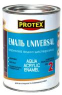 Емаль акрилова Protex Universal чорний напівмат 0,75 л