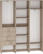 Корпус шкафа Грейд готовый комплект V7 Санта дуб сонома 2200х1800х350 мм