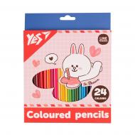 Карандаши цветные 24 цветов Line Friends Cony YES