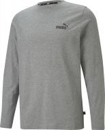 Футболка Puma ESS SMALL LOGO LONGSLEEVE TEE 58667203 р.S сірий