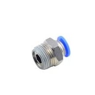 Фитинг-переходник ROCKFORCE 1/4" для пластиковых трубок внешняя резьба 8 мм RF-SPC08-02