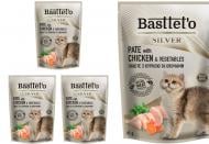 Корм для котов Basttet`o Silver с курицей 85 г