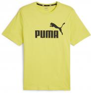 Футболка Puma ESS LOGO TEE 58666766 р.XL желтый