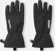 Варежки Reima Softshell Tehden р.8 /черный 5300062B-9990