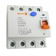 Устройство защитного отключения ElectrO УЗО1-63 4Р 100А 30мА 10kA АС 10RCD1004100Е30