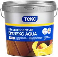 Лак-антисептик ТЕКС Биотекс Aqua шелковистый мат сосна 2,7 л Лак-антисептик ТЕКС Биотекс Aqua шелковистый мат сосна 2,7 л