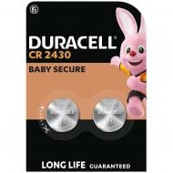 Батарейка Duracell Специальная литиевая тип "таблетка" CR2430 2 шт.