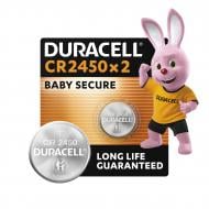 Батарейка Duracell Специальная литиевая тип "таблетка" CR2450 2 шт.