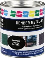 Краска Denber Metal Hit кованая черный мат 0,75 л