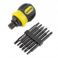 Отвертка ROCKFORCE реверсивная с набором бит специальных RF-32807MR Отвертка ROCKFORCE реверсивная с набором бит специальных RF-32807MR