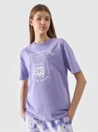 Футболка 4F TSHIRT F1146 / TSHIRT F1146 4FJWSS24TTSHF1146-52S р.134 фіолетовий