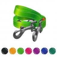 Поводок-перестежка Waudog Nylon Mono светоотражающий М Ш20 мм Д300 см салатовый