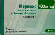 Мофлакса № 7 таблетки 400 мг