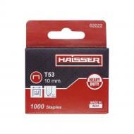 Скобы для ручного степлера Haisser 10 мм тип Т53 1000 шт. 93930