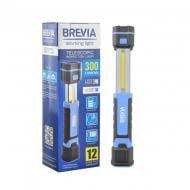 Фонарь Brevia 11340 LED 3W COB+1W LED 300lm голубой