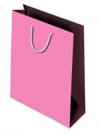 Пакет бумажный фоновый 400x300x140 мм розовый 210С ПБС