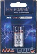 Батарейка HausMark Basic Power ААА 2 шт. (MST-AL2ААА)