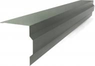 Планка торцевая матовая PSM PROFILE RAL 6020 зелёная 2 м