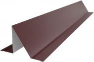 Планка снегозадержателя матовая PSM PROFILE RAL 3005 бордовая 2 м