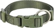 Ошейник Trixie для собак Premium, L-XL: 40-65 см/25 мм, оливковый