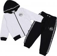 Спортивний костюм Wanex 11496 р.104 чорний із сірим