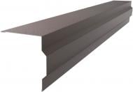 Планка торцевая матовая PSM PROFILE RAL 8017 коричневая 2 м