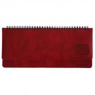 Еженедельник датированный настольный 30х14 см Persona Leo Planner A4 252656 красный