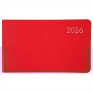 Еженедельник датированный 10х17 см Glory Leo Planner В6 252652 красный