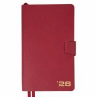 Дневник датированный 12х20 см Alpha, мягкий Leo Planner B5 252630 красный Дневник датированный 12х20 см Alpha, мягкий Leo Planner B5 252630 красный