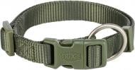 Ошейник Trixie для собак Premium, S-M: 30-45 см/15 мм, оливково-зеленый