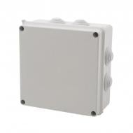 Коробка розподільча ElectrO з гермовводом 150х150х70 мм ІР65 поліамід KP150150702