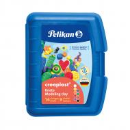 Пластилін Creaplast 9 кольорів 320 г у синьому футлярі 622415 Pelikan