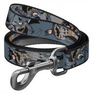 Поводок Waudog Nylon рисунок "Тень Бетмена" M Ш20 мм Д122 см