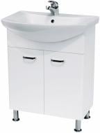 Тумба підлогова Cersanit Alpina з умивальником Omega 65