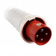 Вилка переносная с заземлением ElectrO белый с красным PC044 Вилка переносная с заземлением ElectrO белый с красным PC044