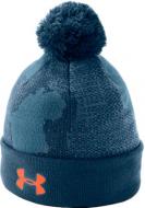 Шапка Under Armour Boy's Pom Beanie Upd 1318595-414 р.OSFA синій