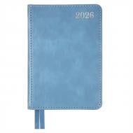 Дневник датированный City, твердый Leo Planner A6 252676 синий