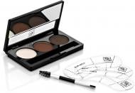 Набір для моделювання брів Kiss Kit Go Brow (RBKT03) Chocolate Brown 4 г