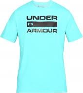 Футболка Under Armour Team Issue Wordmark 1314002-425 р.M блакитний