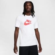 Футболка Nike M NSW TEE 12MO FUTURA SP25 HJ0559-100 р.M білий