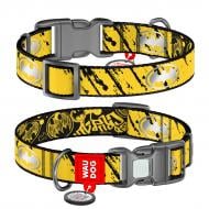 Ошейник Waudog Nylon рисунок "Бэтмен Эскиз" пластиковый фастекс M Ш20 мм Д28-40 см